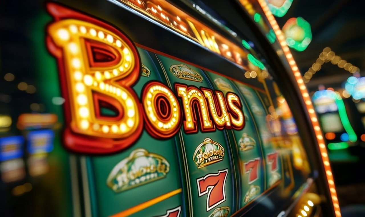 Mesin slot klasik dengan tiga gulungan dan tema buah-buahan